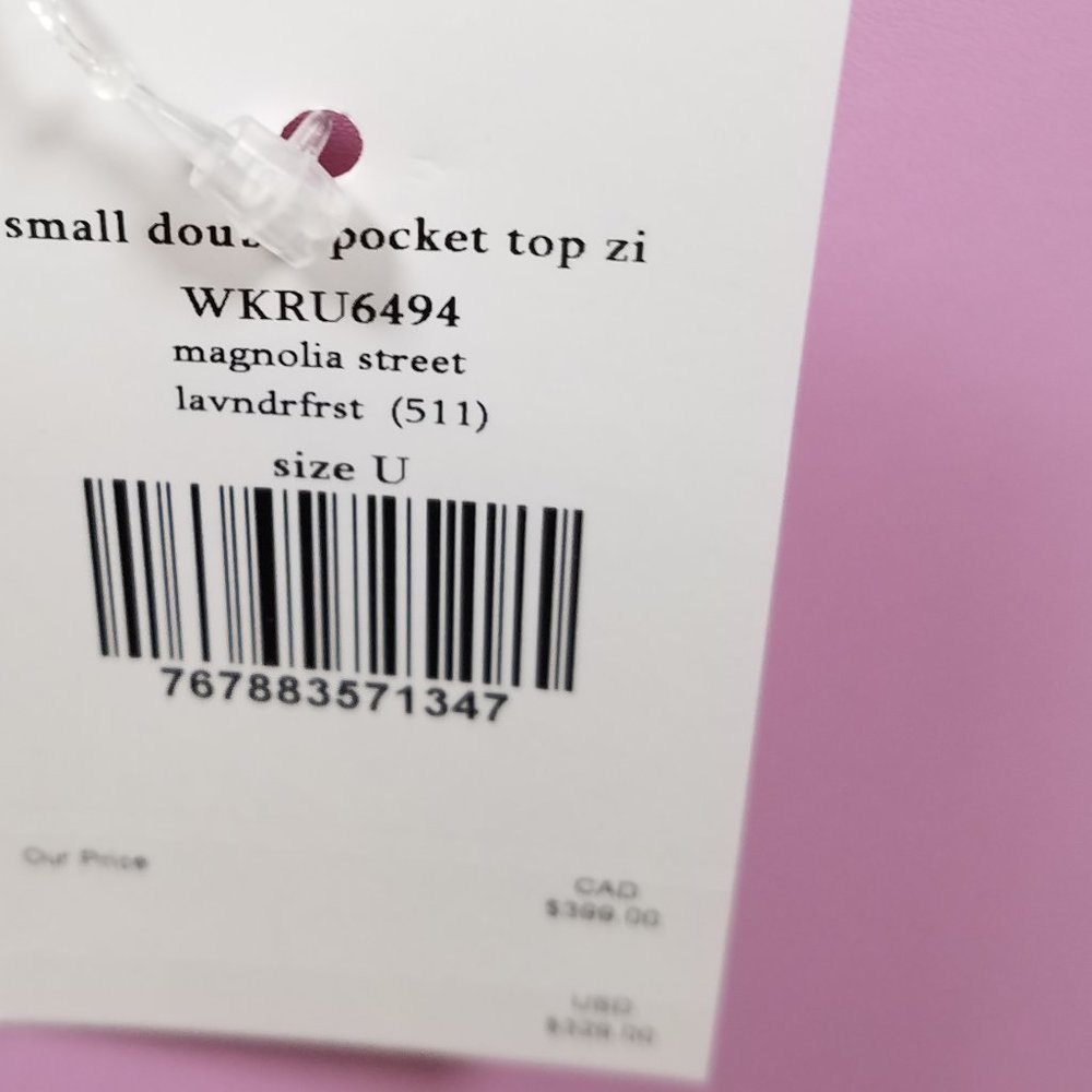 Magnolia Street Lavender Kate Spade Double tote - Picture 6 of 11